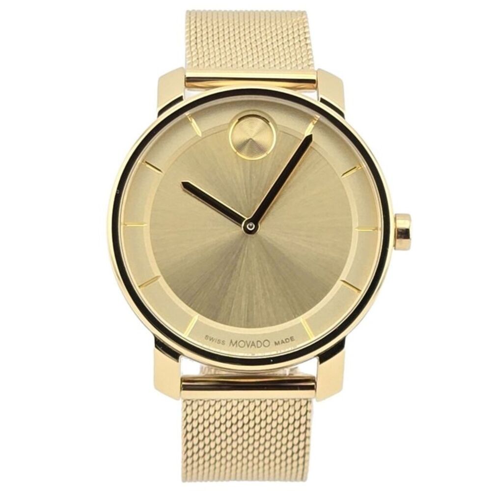 Movado Women's Bold access Gold Dial Watch - 3600921